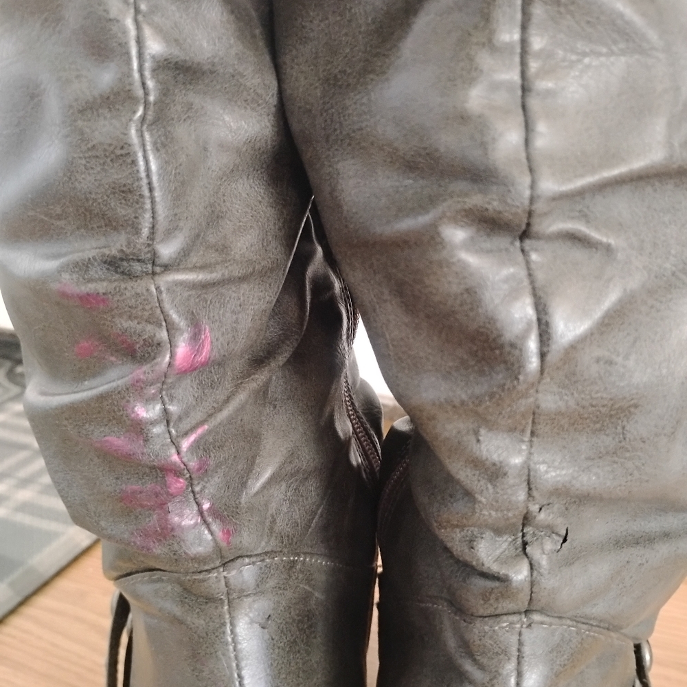 Rinaldi Leather Studded Boots - Picture 8 of 14